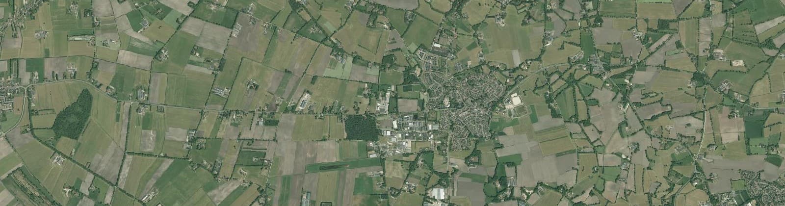 Luchtfoto van Verspreide huizen Geesteren
