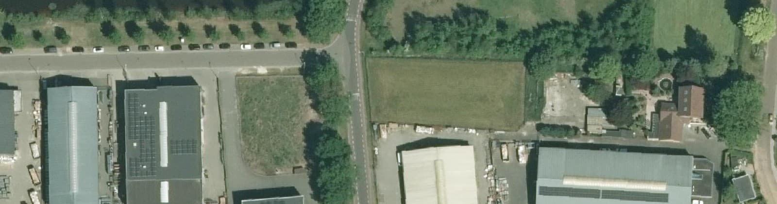 Luchtfoto van Geesteren industrie Lutkeberg