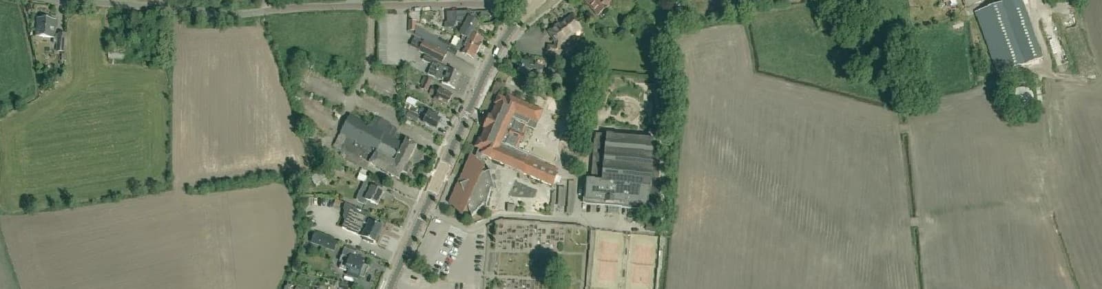 Luchtfoto van Mariaparochie