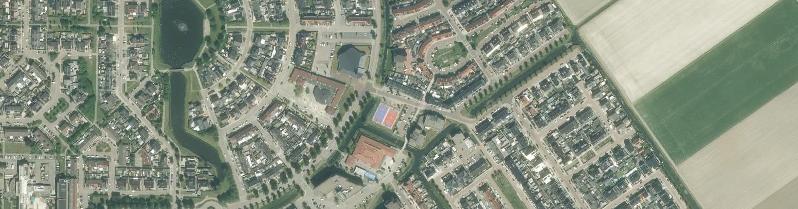 Luchtfoto van De Staart