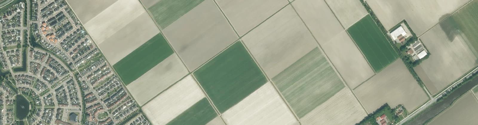 Luchtfoto van Urkerland