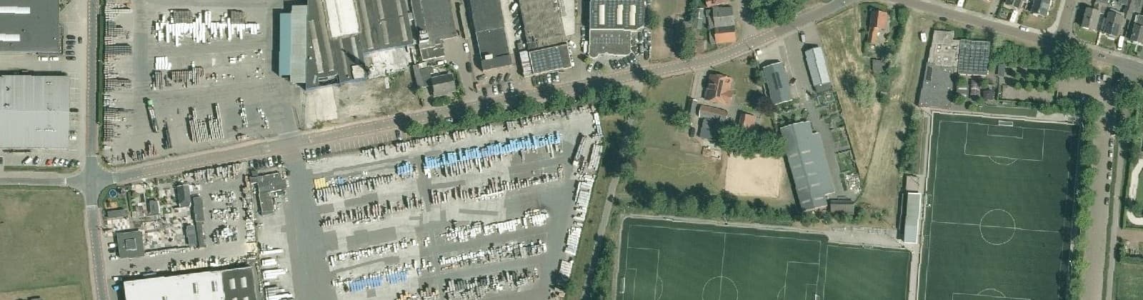 Luchtfoto van Enter-West