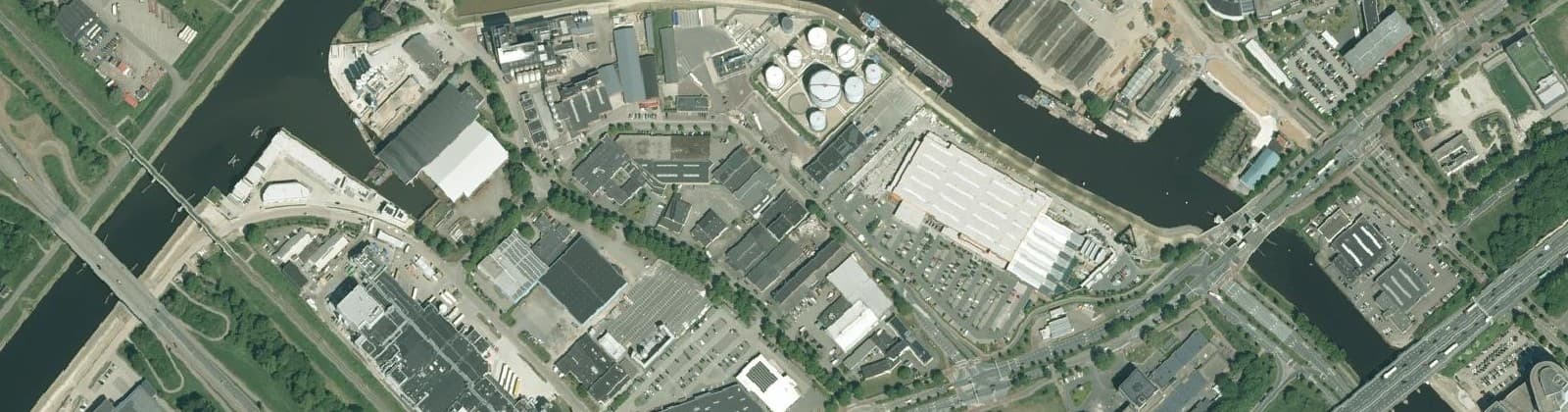Luchtfoto van Bedrijventerrein Voorst-A