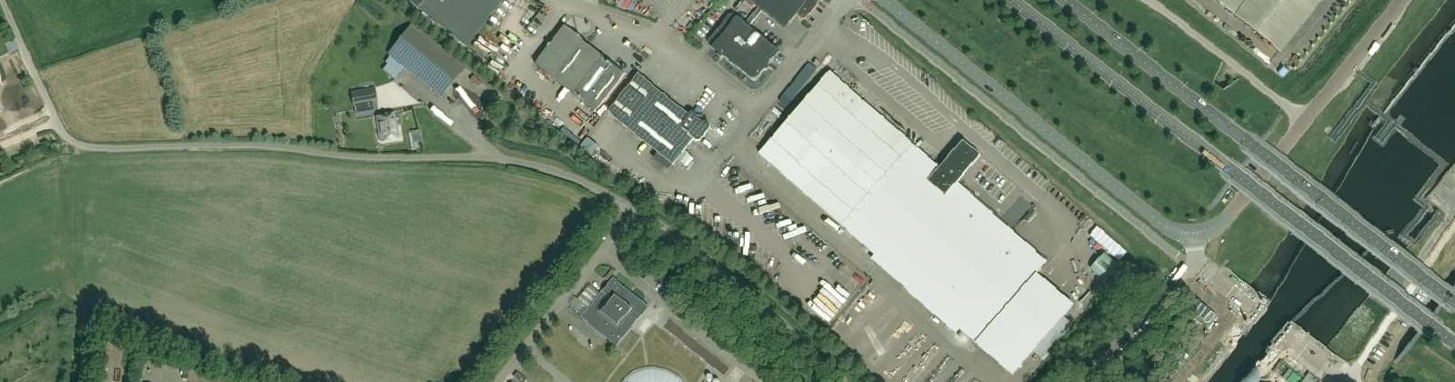 Luchtfoto van Bedrijventerrein Voorst-D