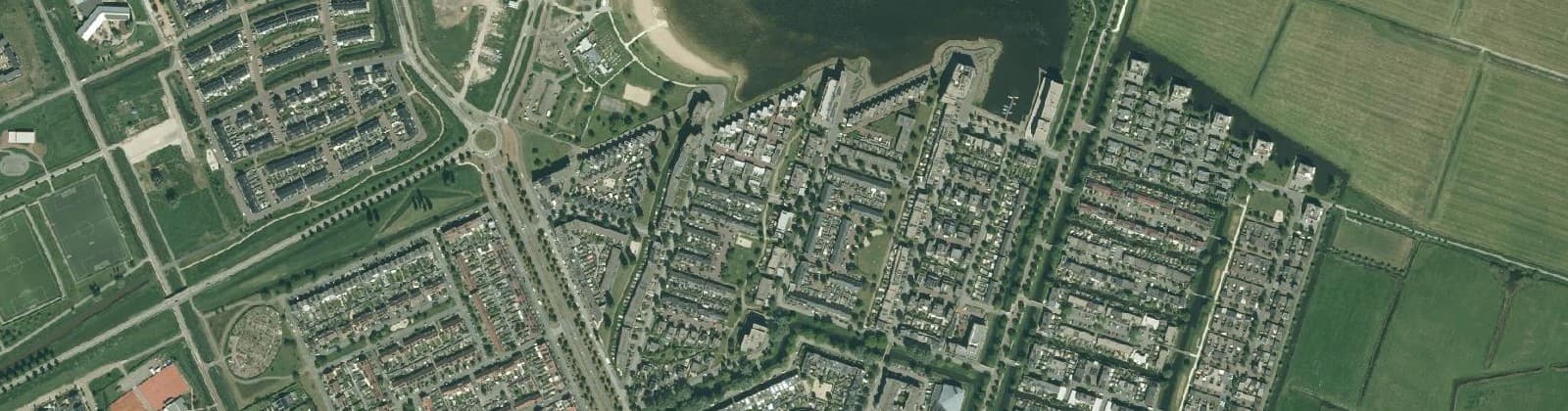 Luchtfoto van Milligen