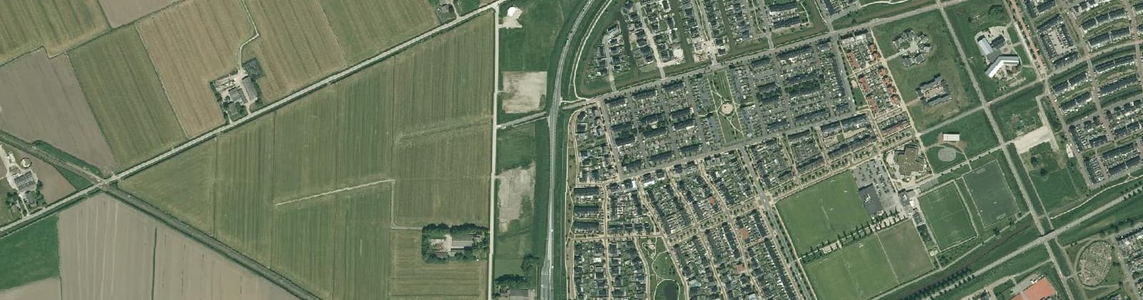 Luchtfoto van Breecamp