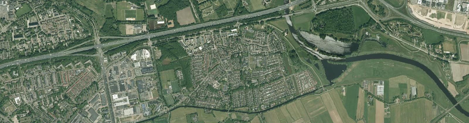 Luchtfoto van Berkum