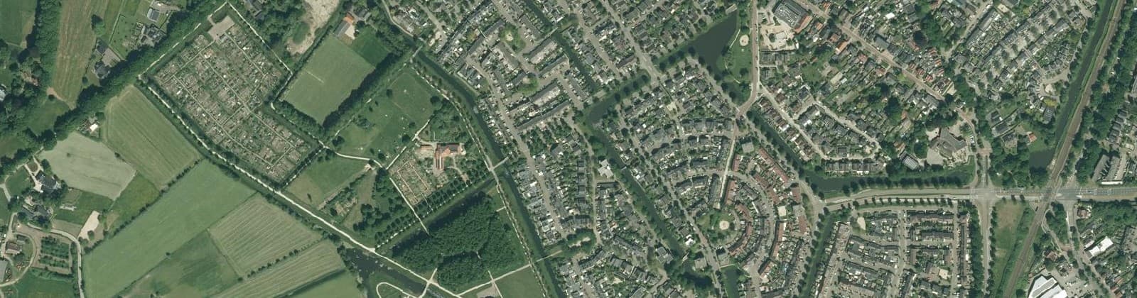 Luchtfoto van Schellerlanden