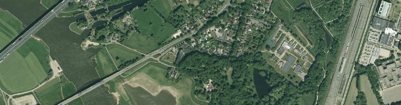 Luchtfoto van Katerveer-Engelse werk