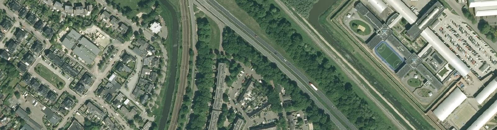 Luchtfoto van Geren