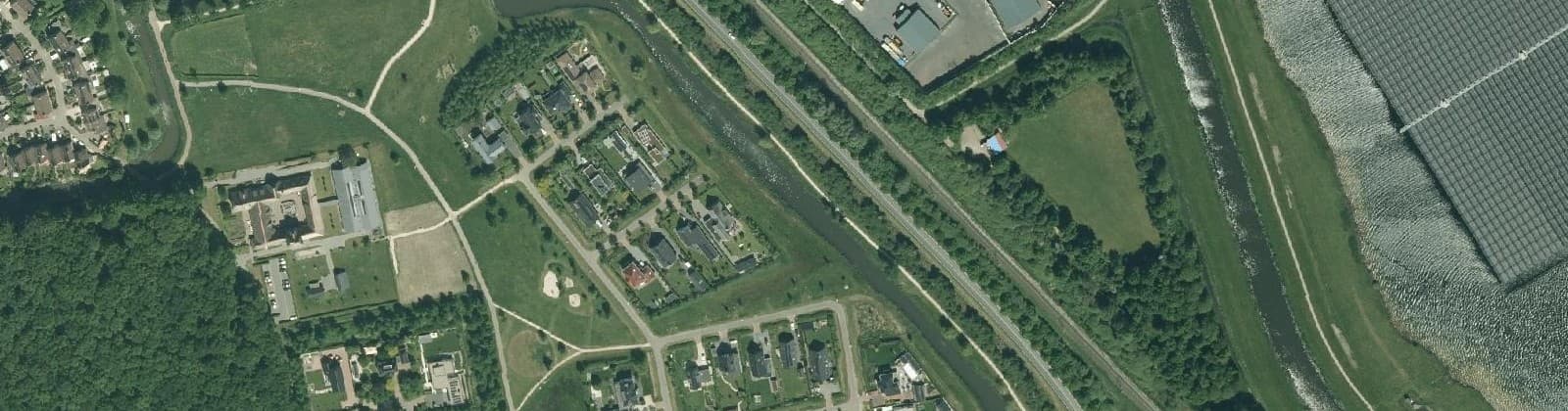 Luchtfoto van Oude Mars