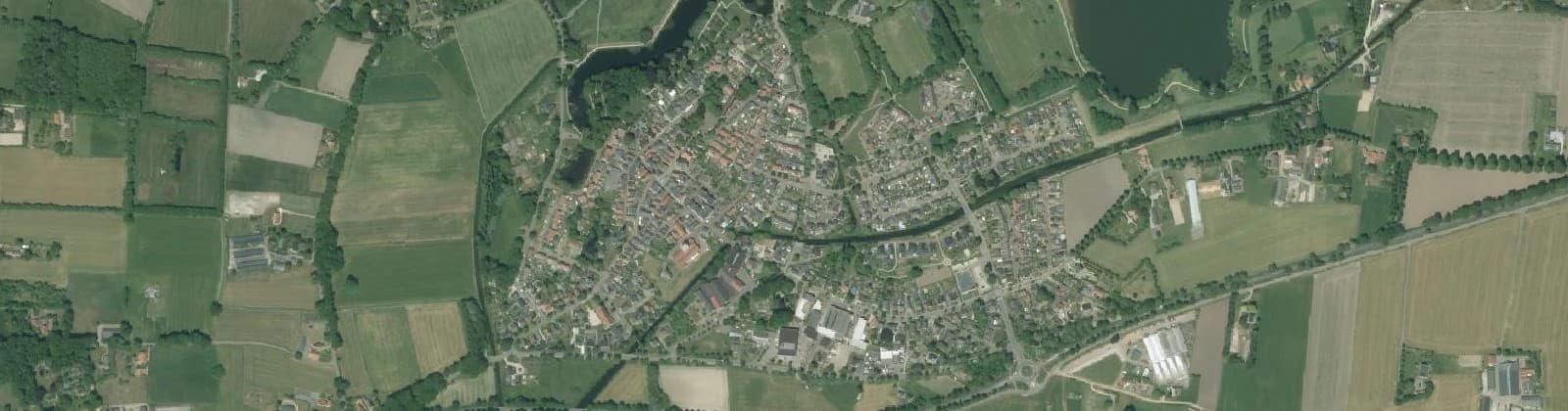 Luchtfoto van Bredevoort