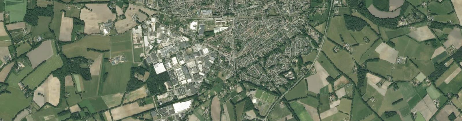 Luchtfoto van Aalten-kern Zuid 1