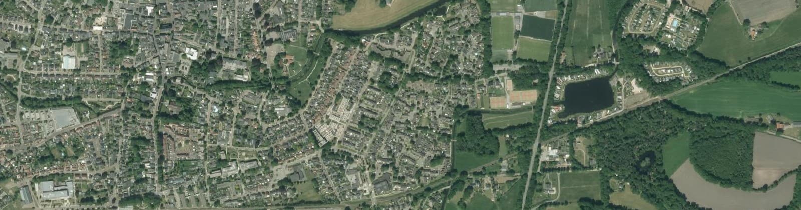 Luchtfoto van Aalten-kern Oost