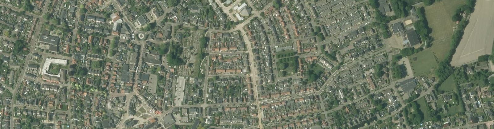 Luchtfoto van Dinxperlo Centrum/Oost