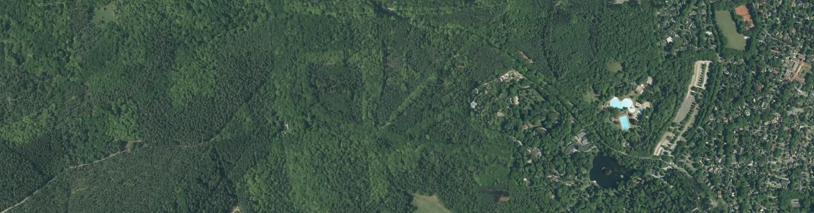Luchtfoto van Park Berg en Bos