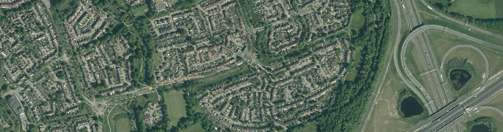 Luchtfoto van Matenhoeve