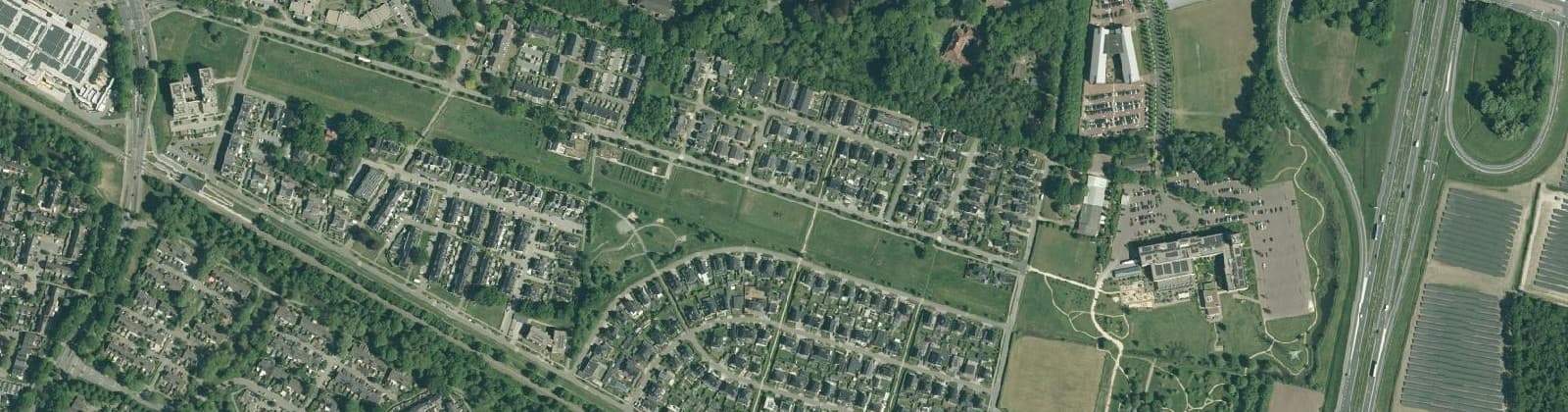 Luchtfoto van Groot Zonnehoeve