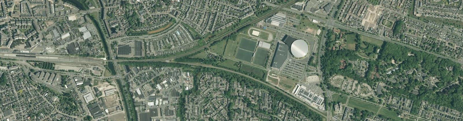 Luchtfoto van De Voorwaarts