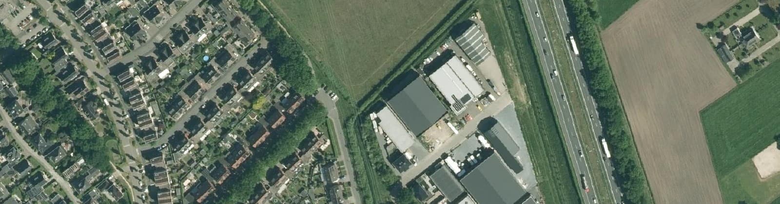 Luchtfoto van Bedrijvenpark Oost