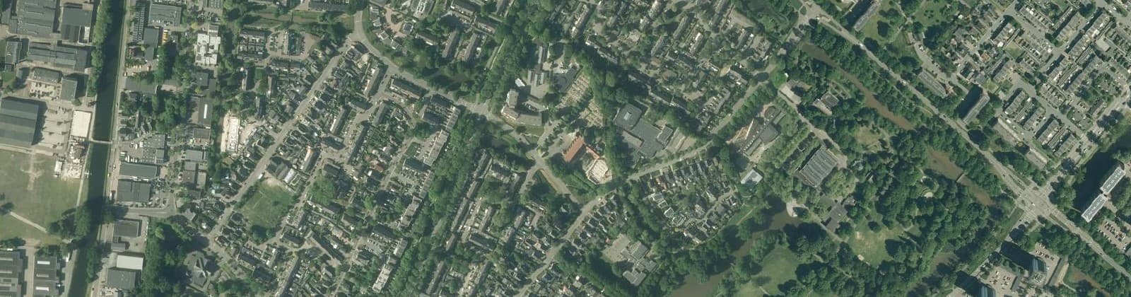 Luchtfoto van Sluisoord
