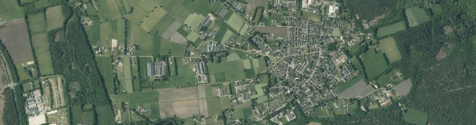Luchtfoto van Agrarischgebied Uddel