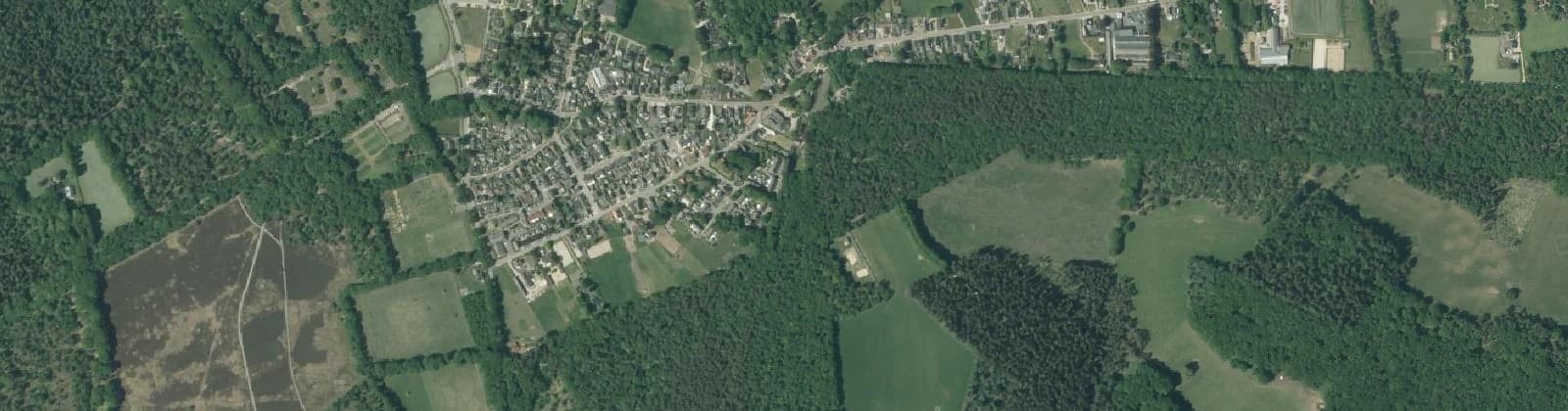 Luchtfoto van Hoenderloo
