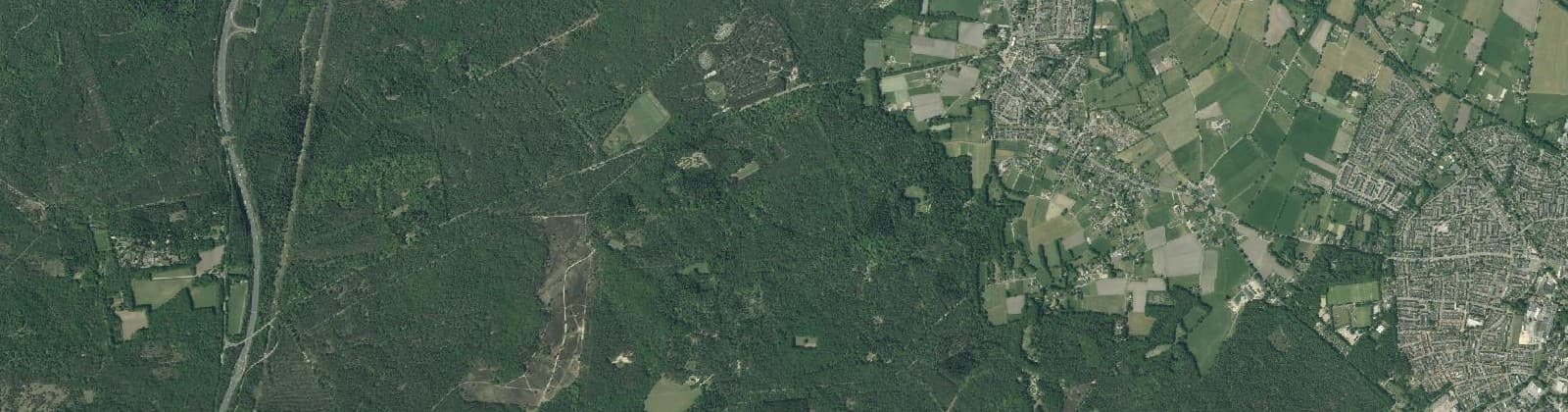 Luchtfoto van Bosgebied Loenen