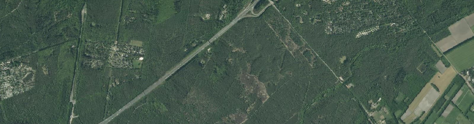 Luchtfoto van Bosgebied Beekbergen-Zuid