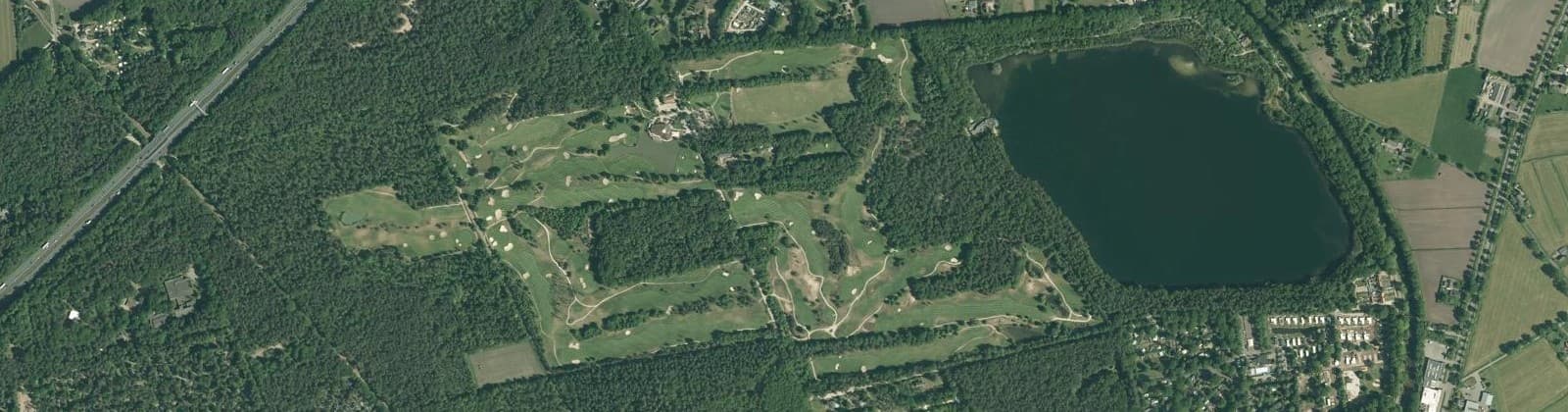 Luchtfoto van Bosgebied Oosterhuizen