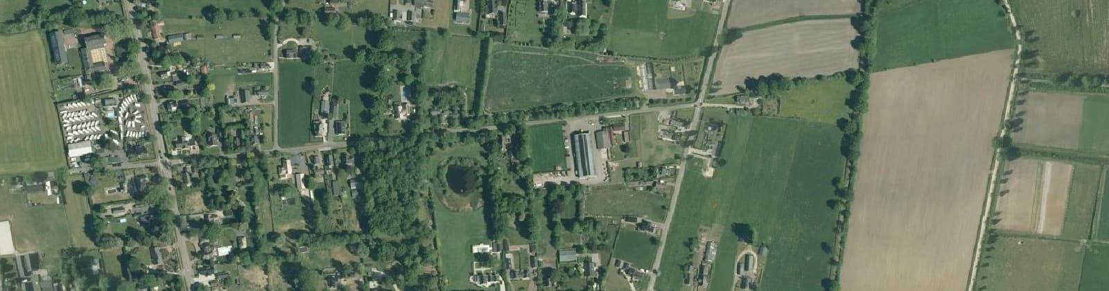 Luchtfoto van Wenum