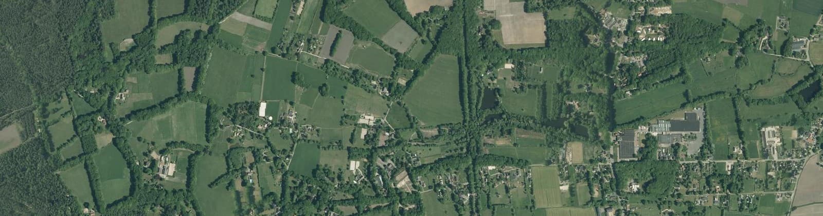 Luchtfoto van Agrarischgebied Wiesel