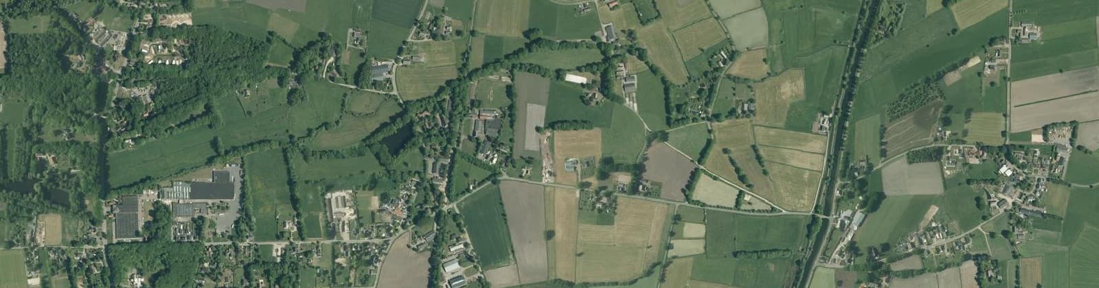 Luchtfoto van Agrarischgebied Wenum