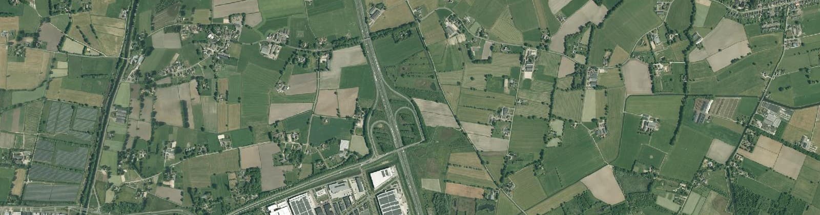 Luchtfoto van Agrarischgebied Beemte Broekland