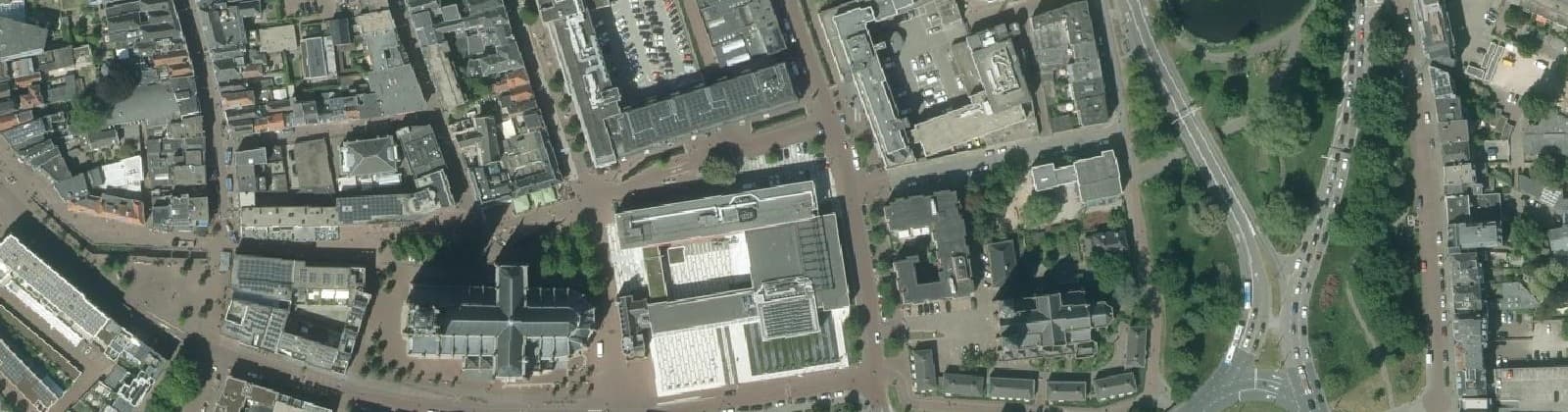 Luchtfoto van Markt