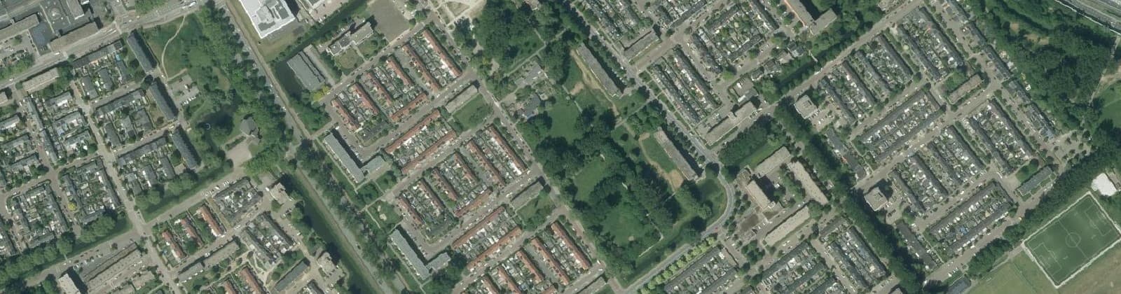 Luchtfoto van Over het Lange Water