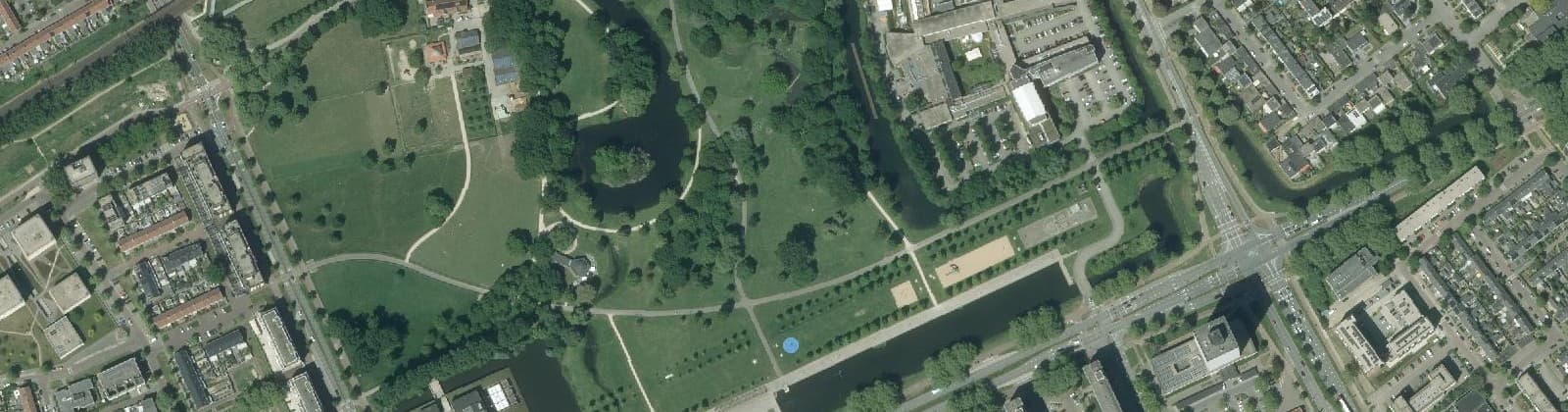 Luchtfoto van Winkelcentrum