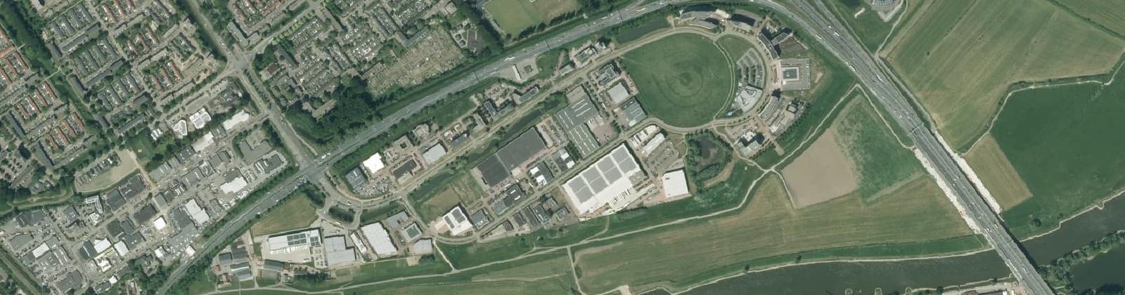 Luchtfoto van Ijsseloord