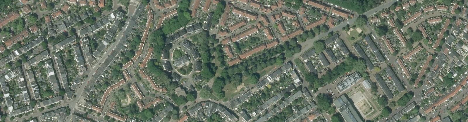 Luchtfoto van Onder de Linden