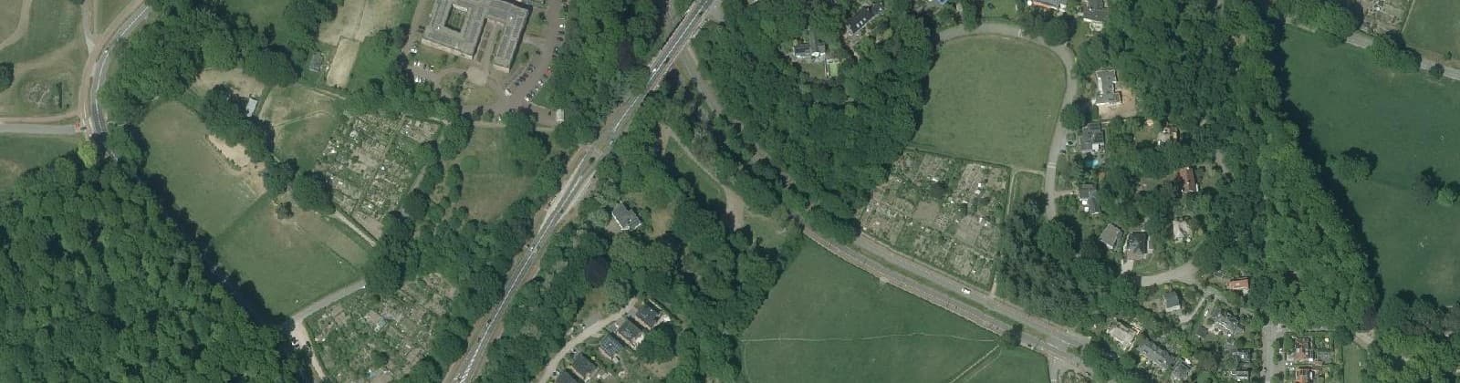 Luchtfoto van Hazegrietje