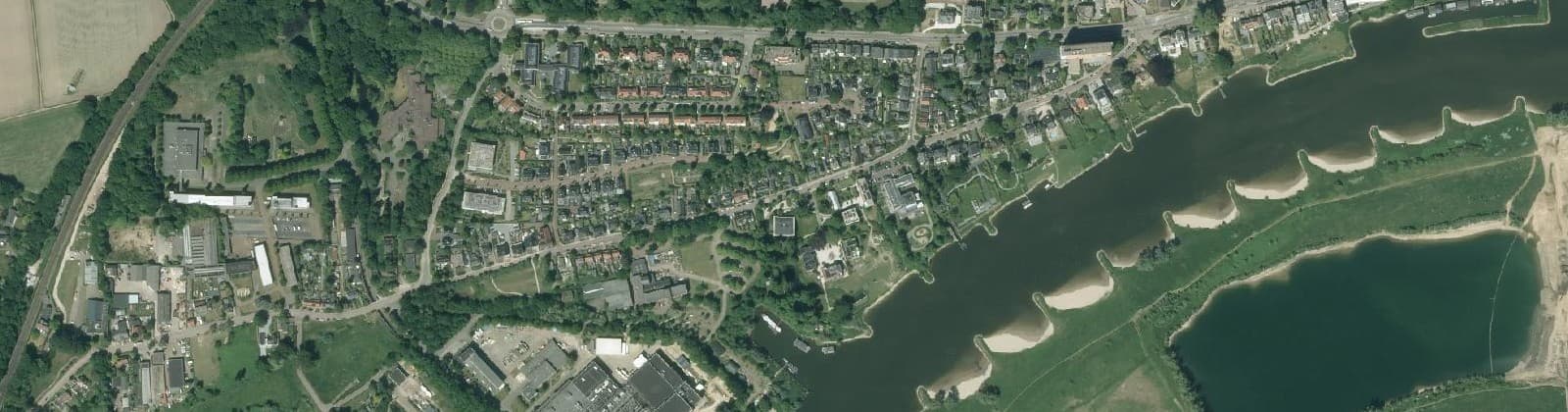 Luchtfoto van Klingelbeek