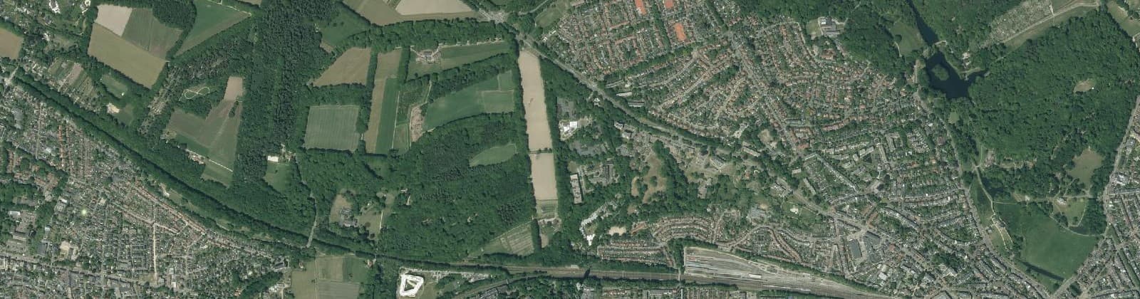 Luchtfoto van Het Dorp/Mariëndaal