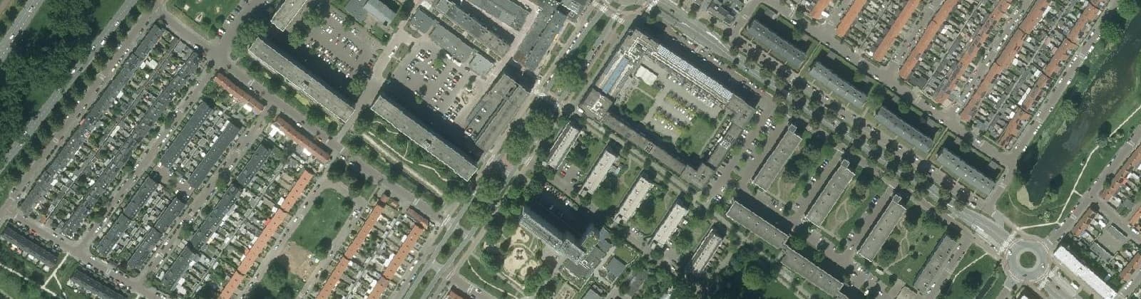 Luchtfoto van Middelgraaflaan e.o.
