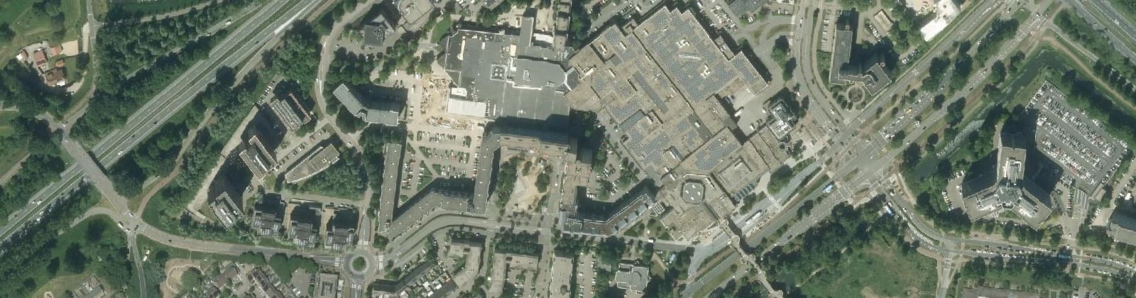 Luchtfoto van Kronenburg