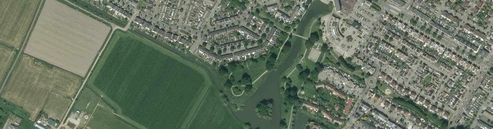 Luchtfoto van Rijkerswoerd-Midden