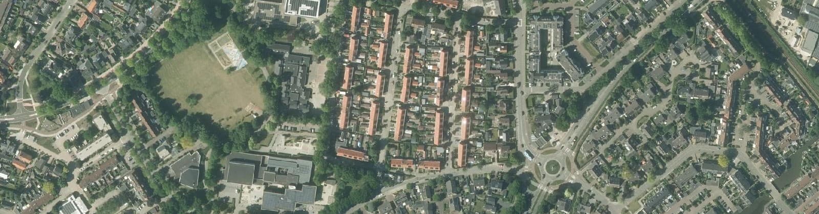 Luchtfoto van Vogelbuurt