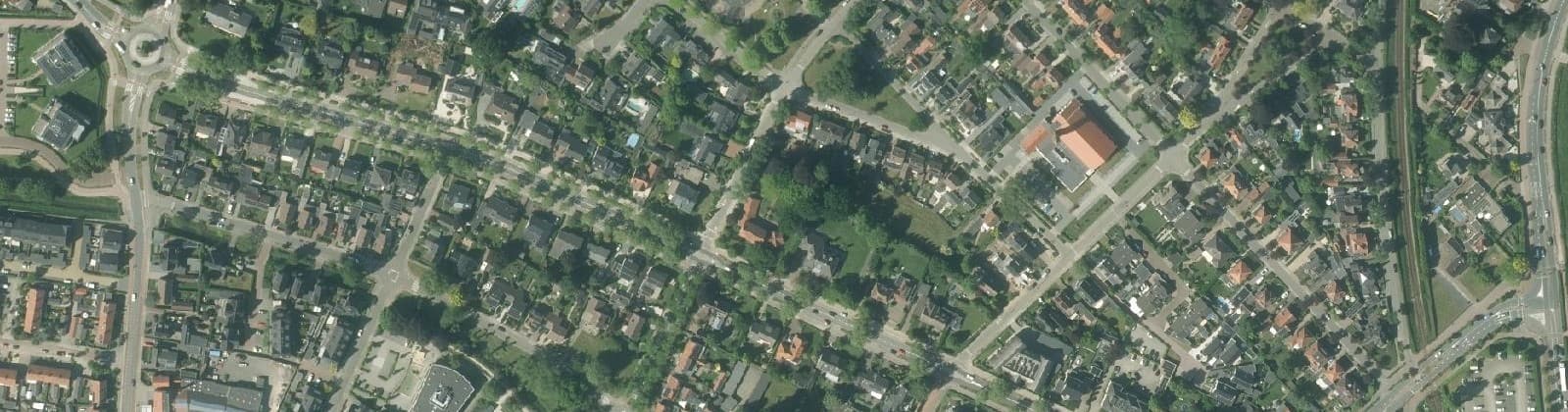 Luchtfoto van Staatsliedenwijk