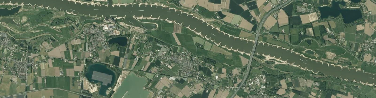Luchtfoto van Winssen-Buitengebied Noord