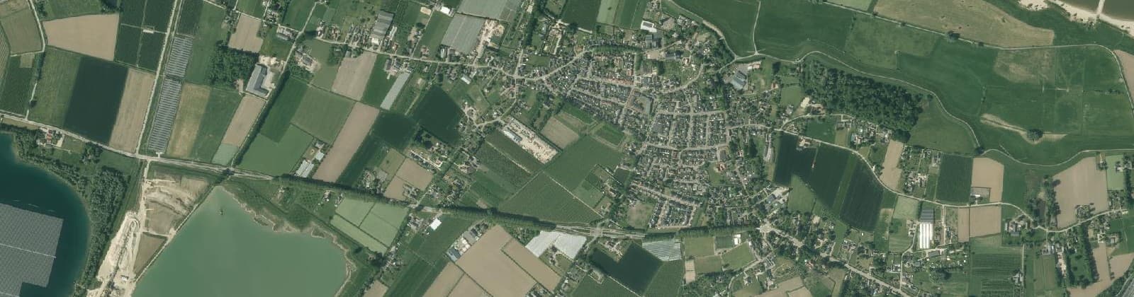 Luchtfoto van Winssen-Centrum