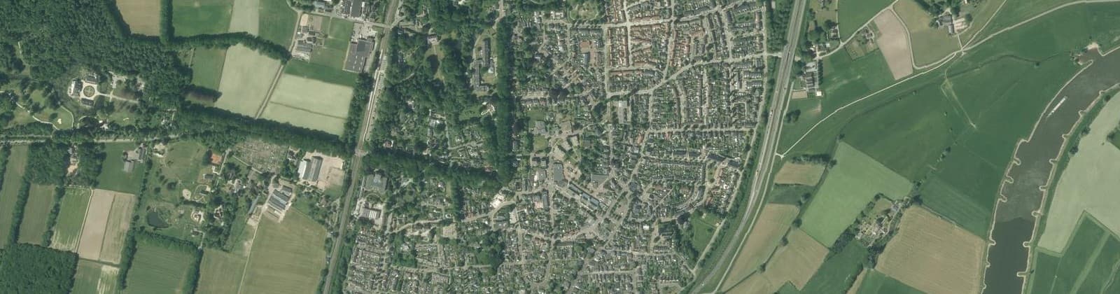 Luchtfoto van Brummen Centrum